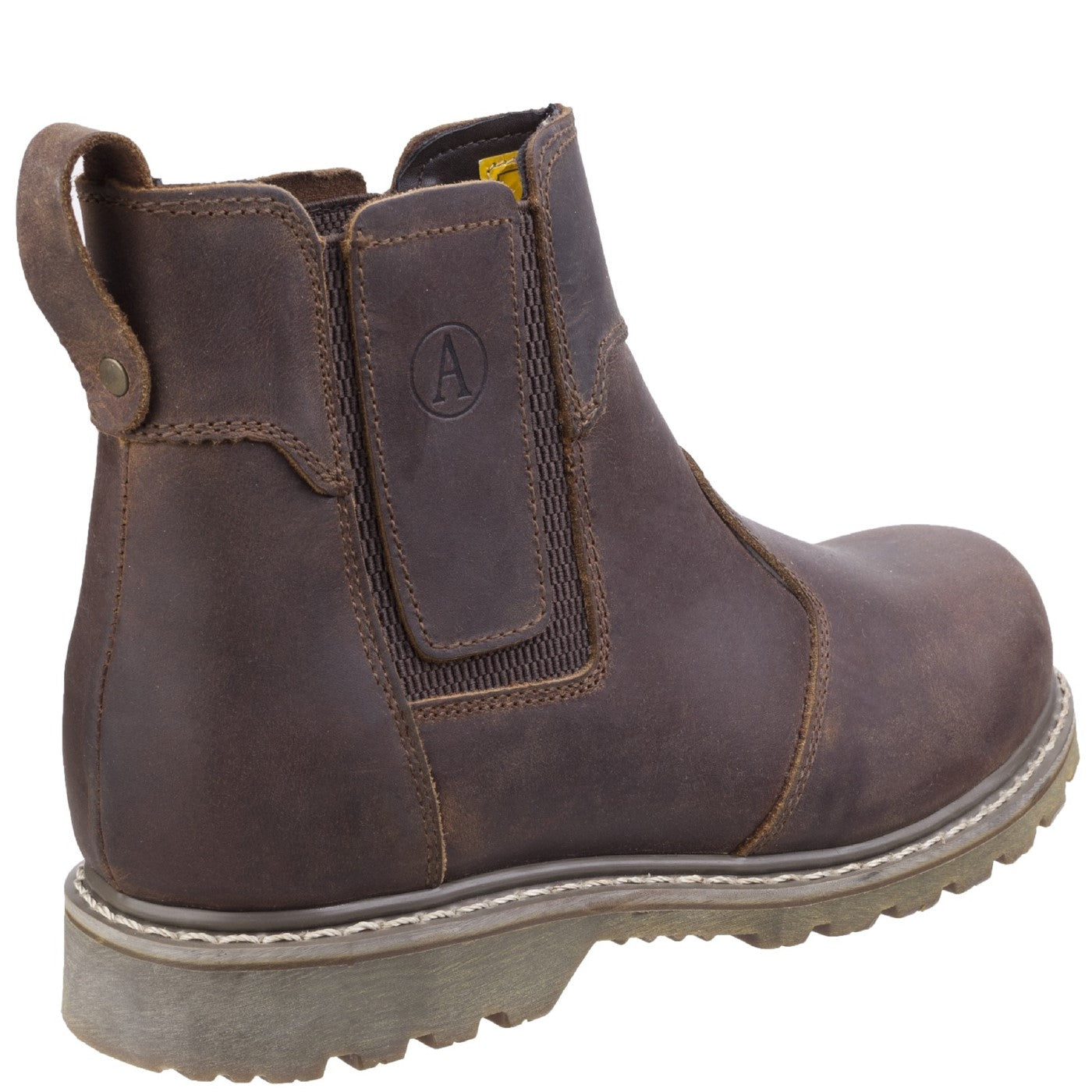 Amblers Abingdon Dealer Boot Brown Crazy Horse