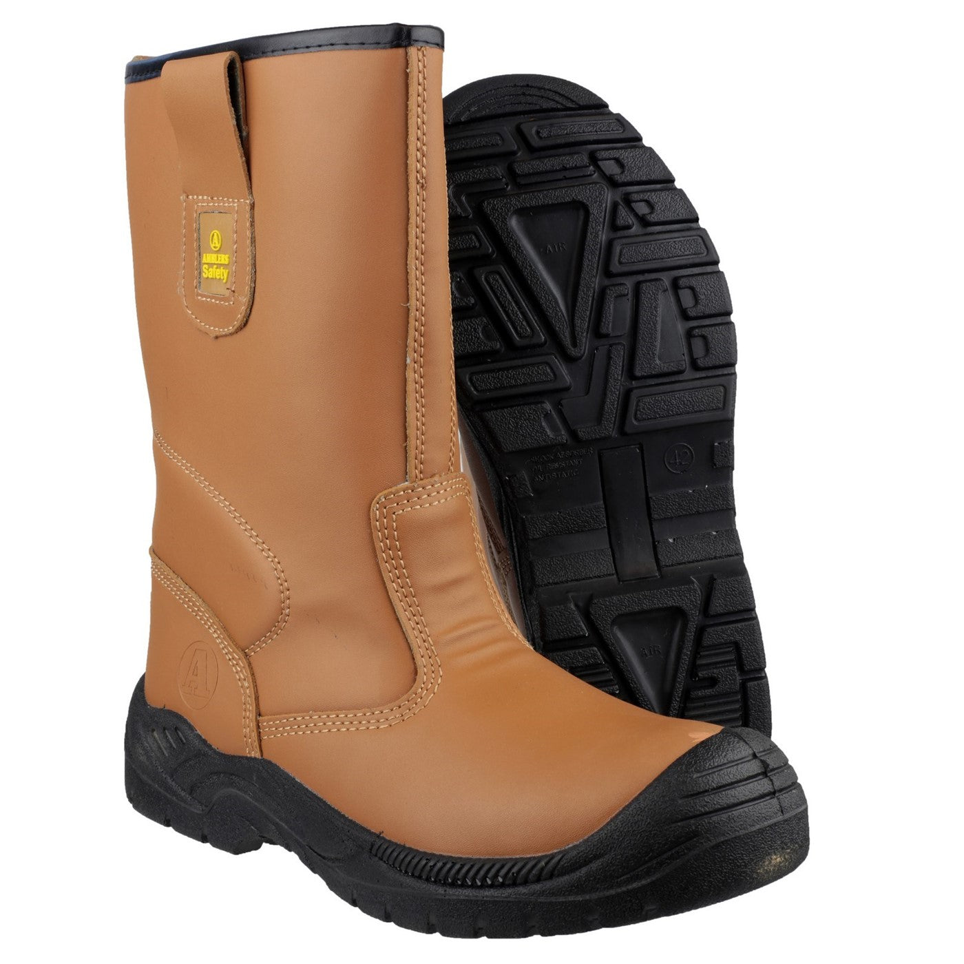 Amblers Safety FS142 Water Resistant Pull On Safety Rigger Boot S3 Tan
