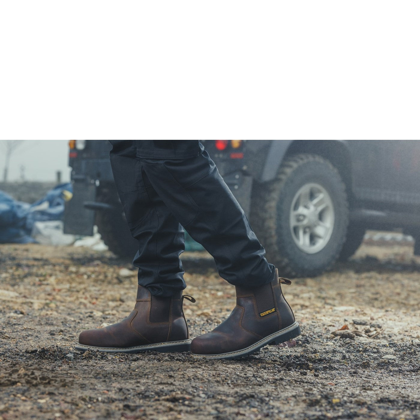 Caterpillar Powerplant Dealer Safety Boot SB Brown