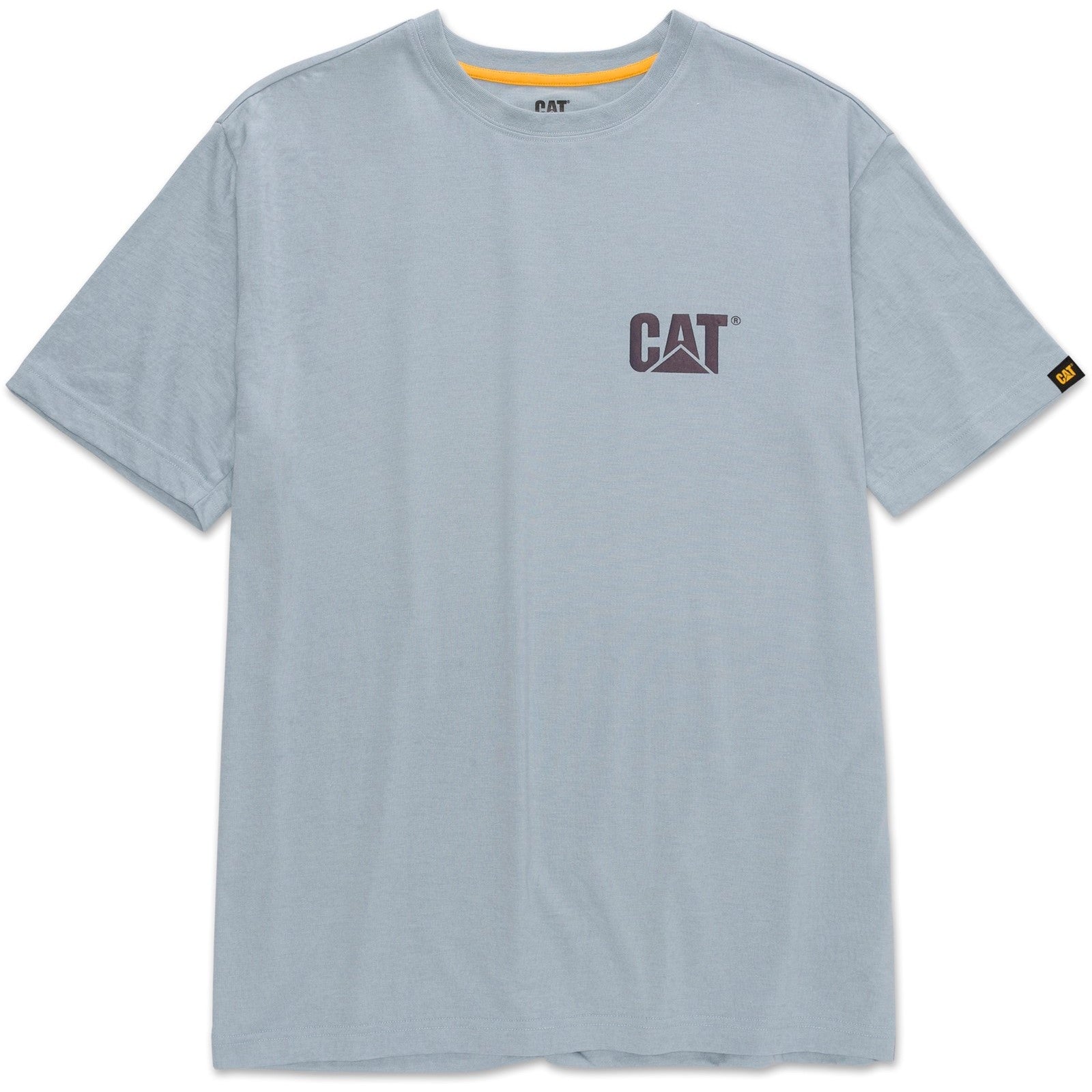Caterpillar Trademark Tee Blue Fog Heather