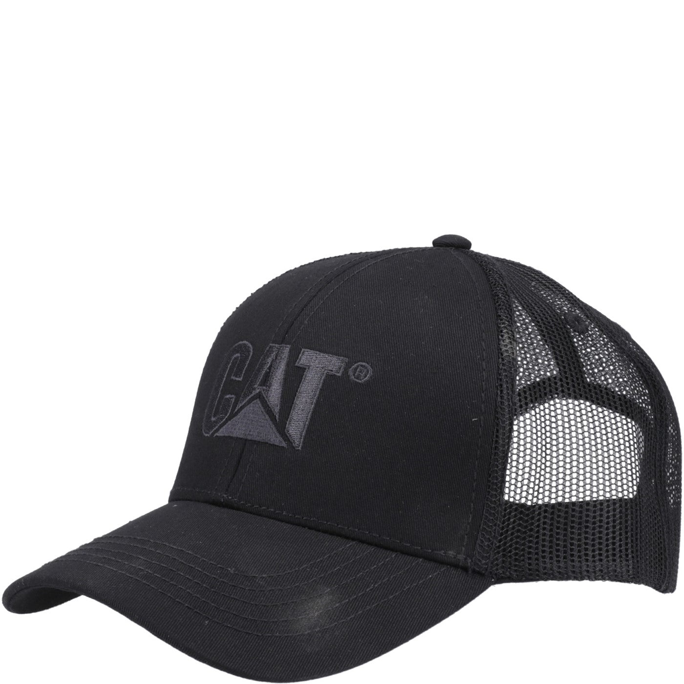Caterpillar Raised Logo Cap Black