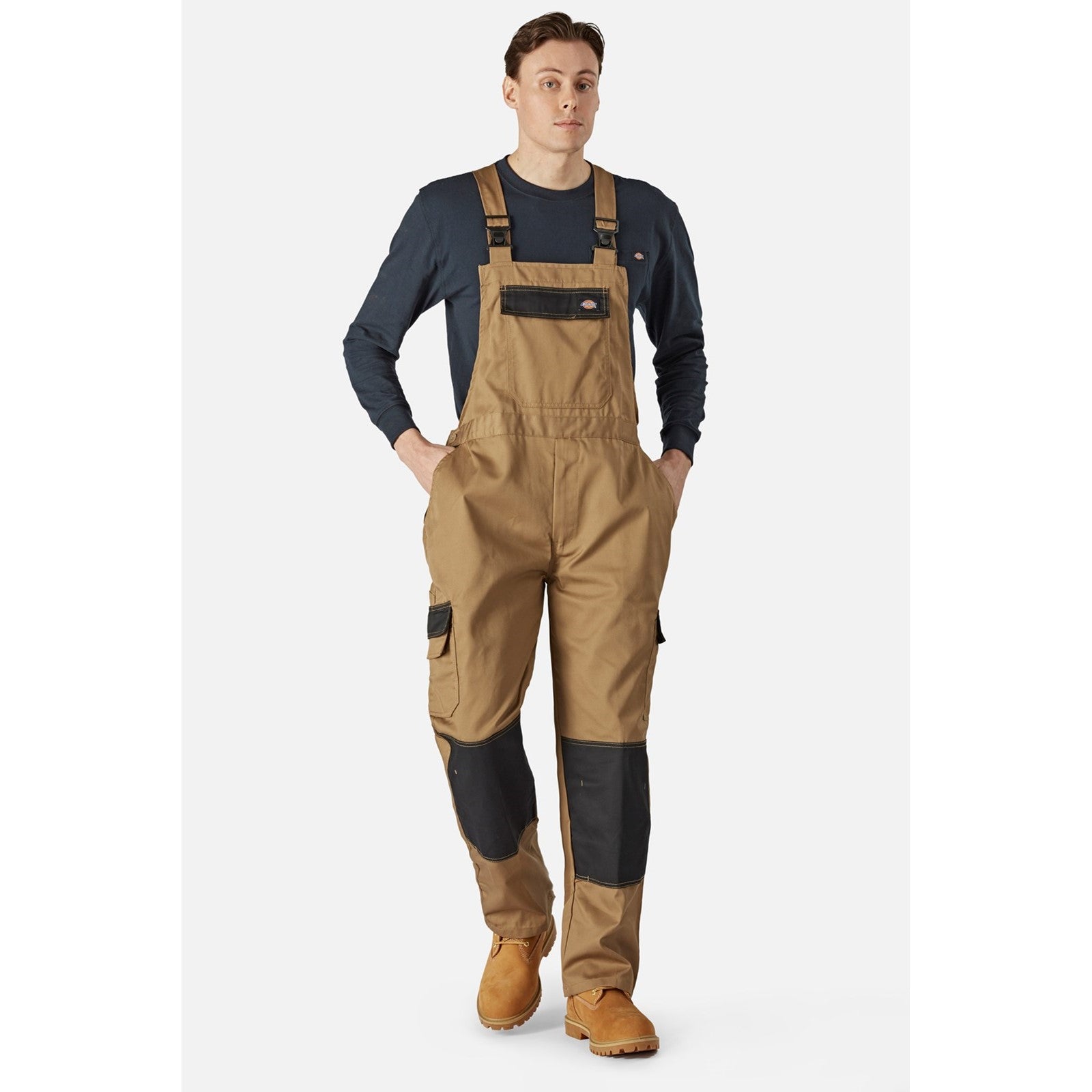 Dickies Everyday Bib and Brace Antique Penny/Black