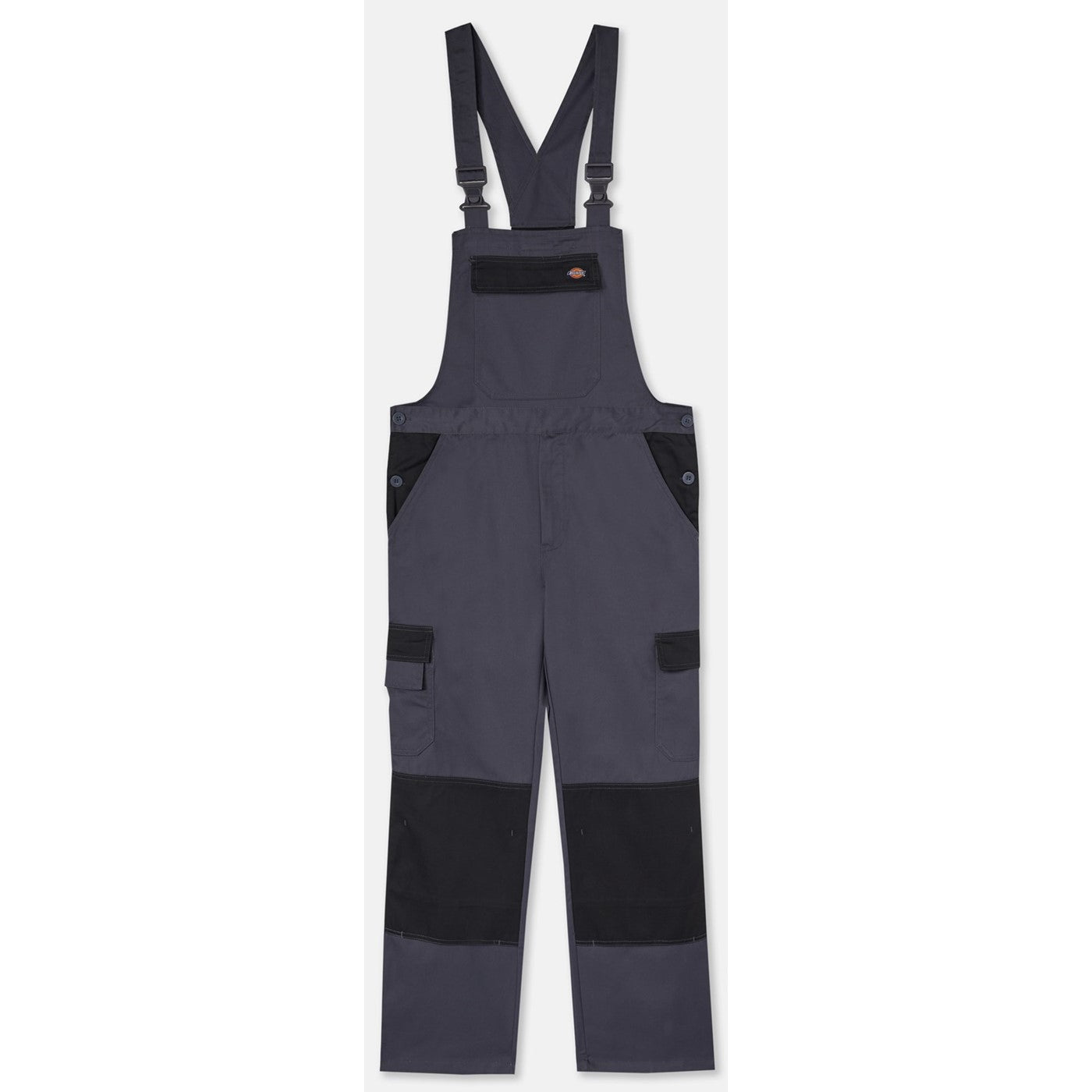 Dickies Everyday Bib and Brace GRY II-Slate Grey/Black