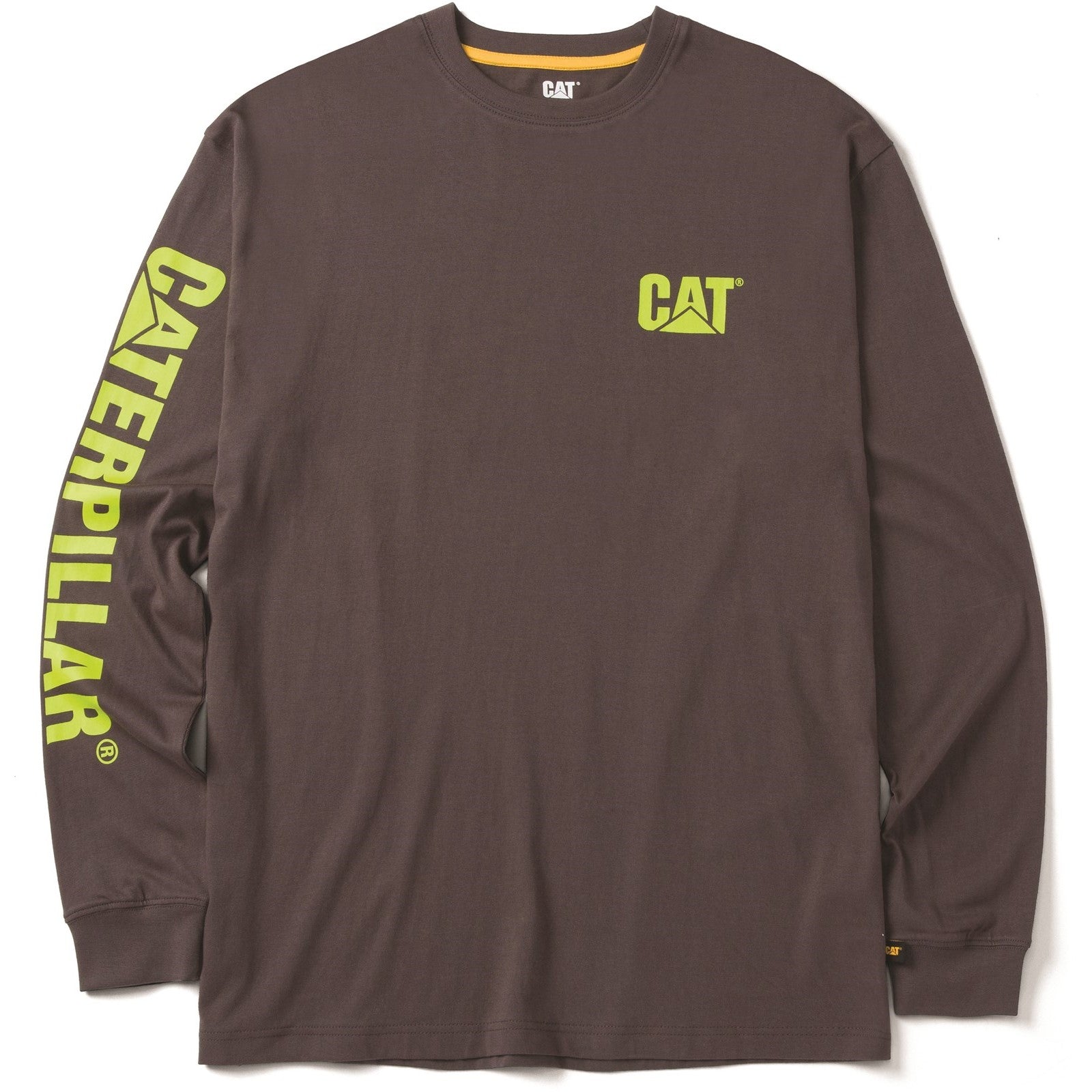 Caterpillar Trademark Banner Long Sleeve T-Shirt Magnet