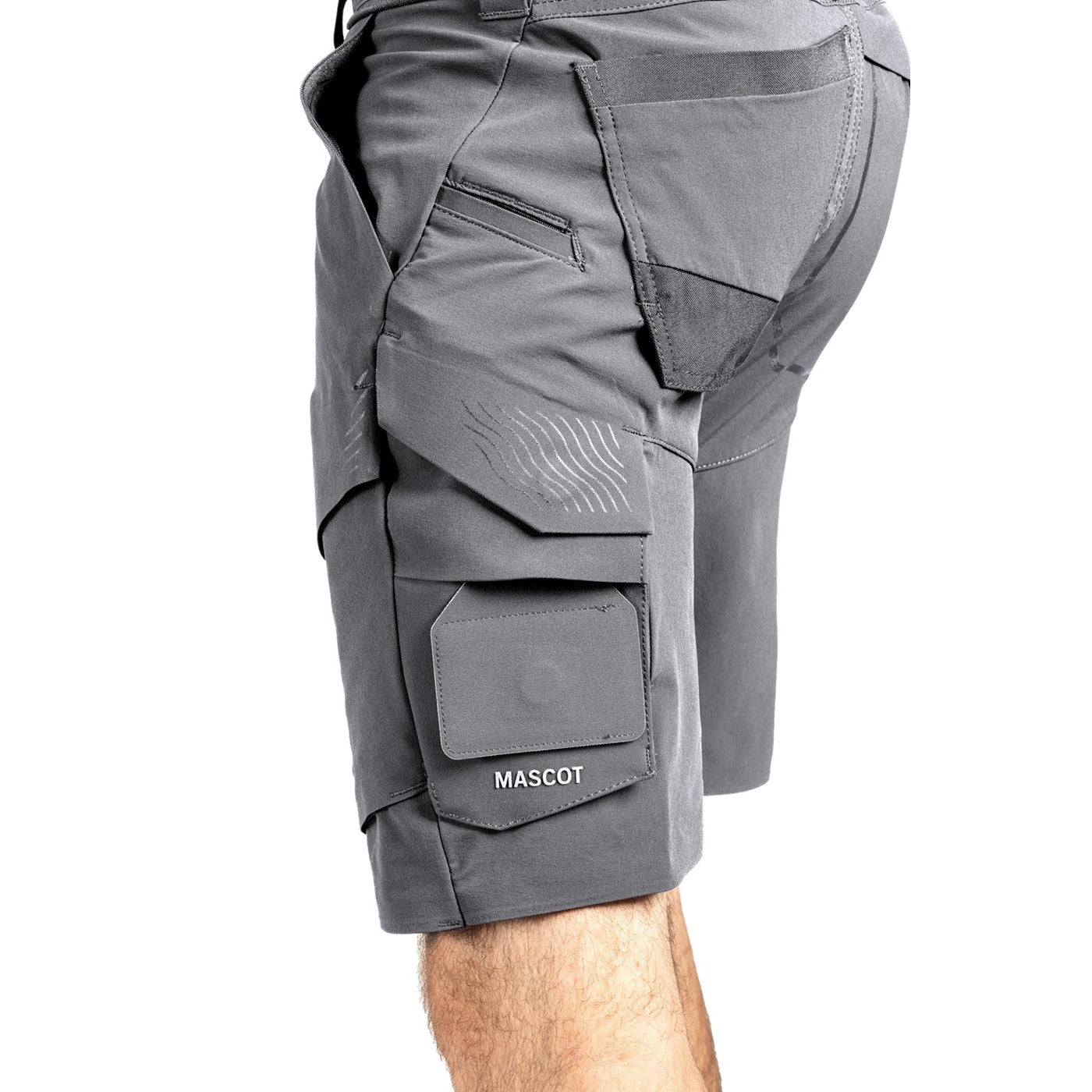 Mascot Custom Shorts Stone Grey