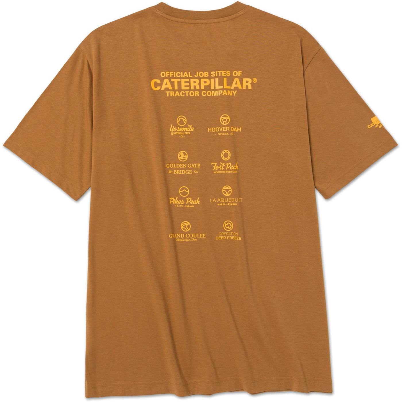 Caterpillar Graphic Tee Bronze