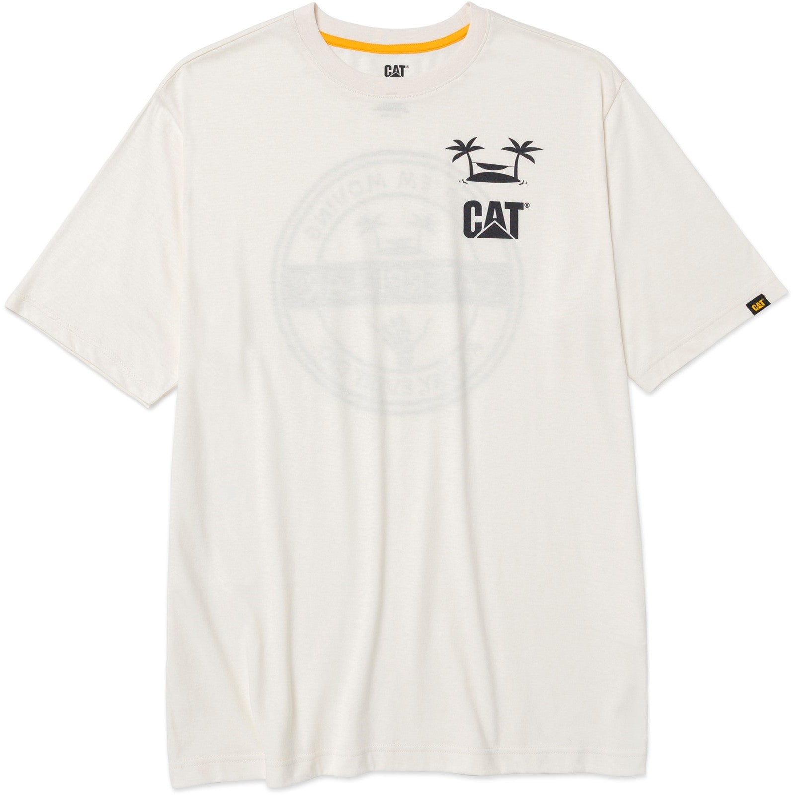 Caterpillar Graphic Tee Vanilla