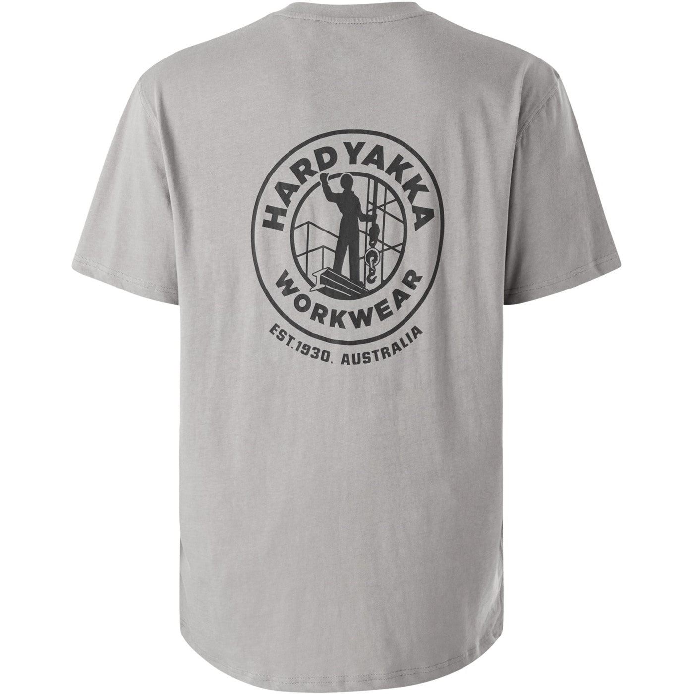 Hard Yakka Heritage Icon Short Sleeve Tee Grey