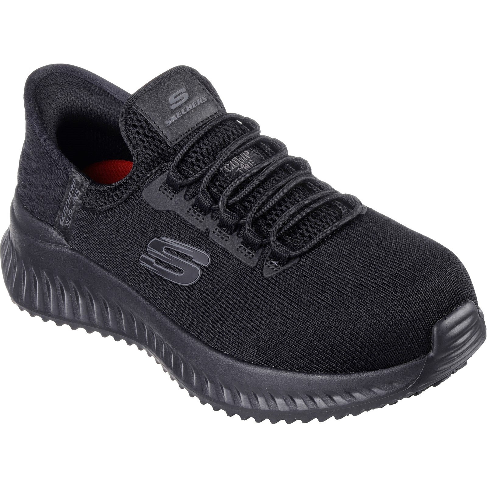 Skechers Workwear Tilido Ombray Safety Trainers S1PL Black