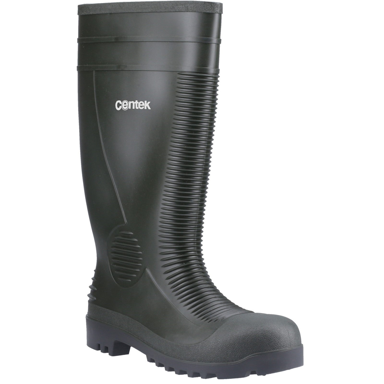 Centek FS340 Safety Wellington S5 Green/Black