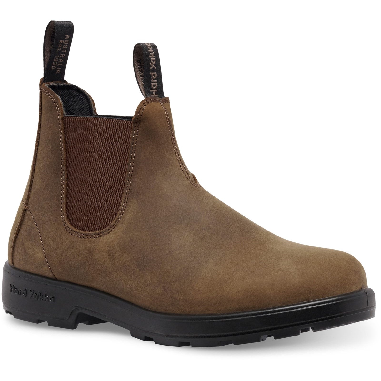 Hard Yakka Brunswick Nubuck Boots Saddle Brown
