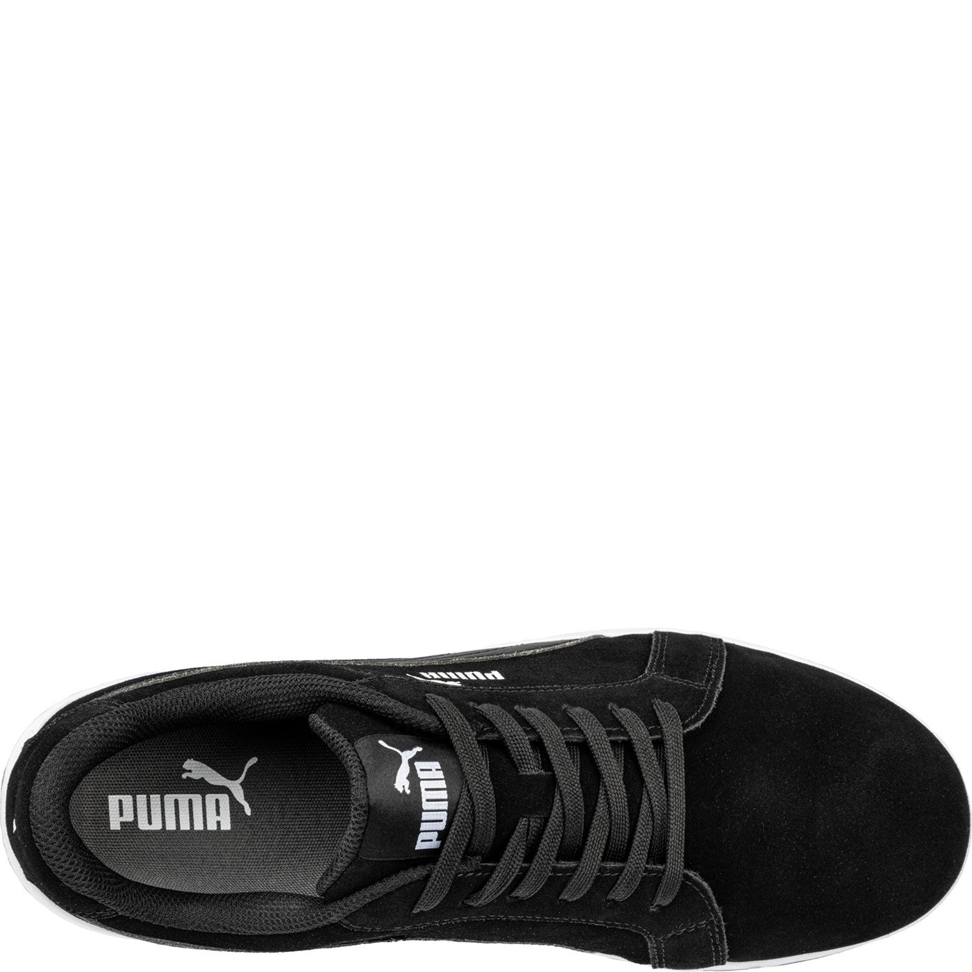 Puma Safety Iconic Low Suede Safety Shoe S1PL Black/White
