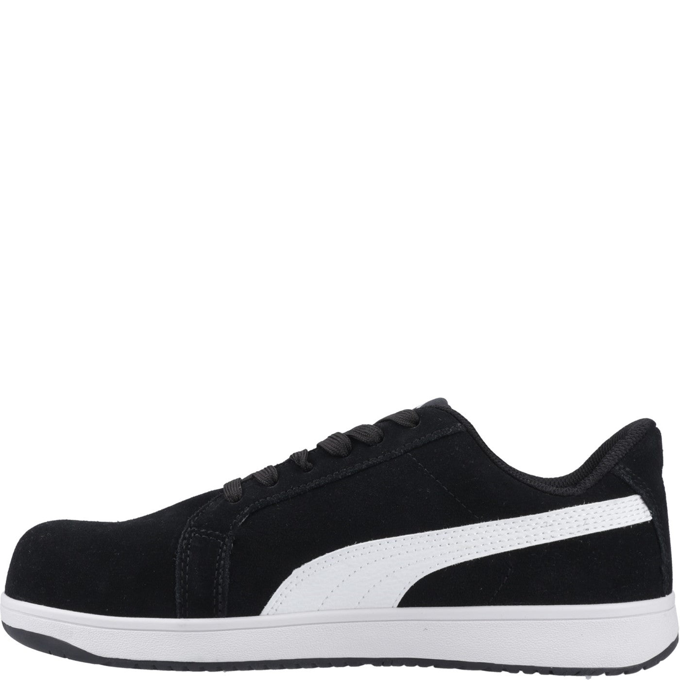 Puma Safety Iconic Low Suede Safety Shoe S1PL Black/White