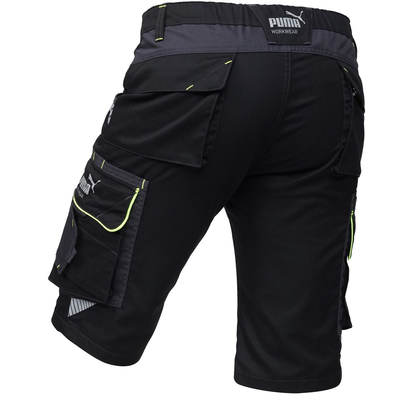 Puma Workwear Precision X Work Shorts Black/Neon
