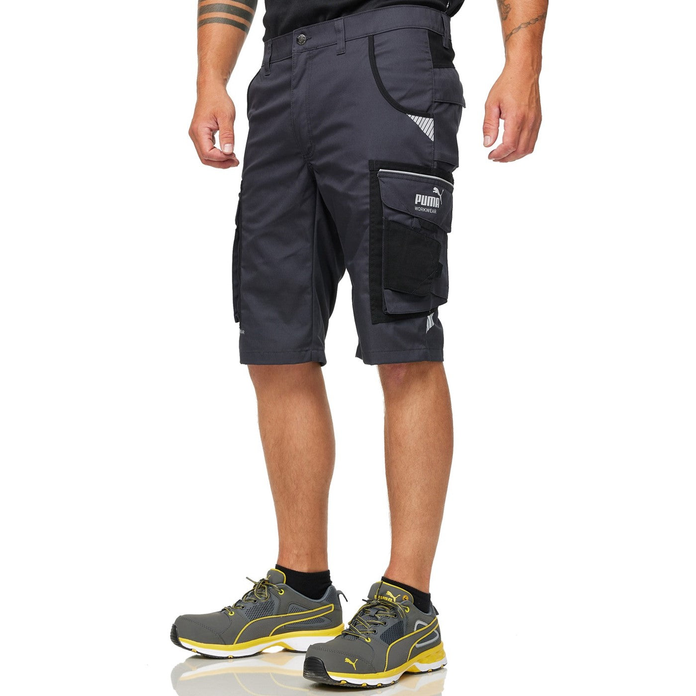 Puma Workwear Precision X Work Shorts Anthracite/Black