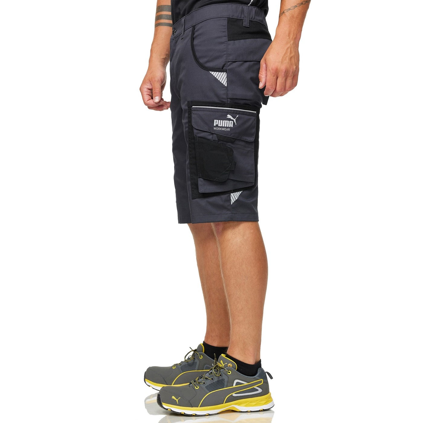 Puma Workwear Precision X Work Shorts Anthracite/Black