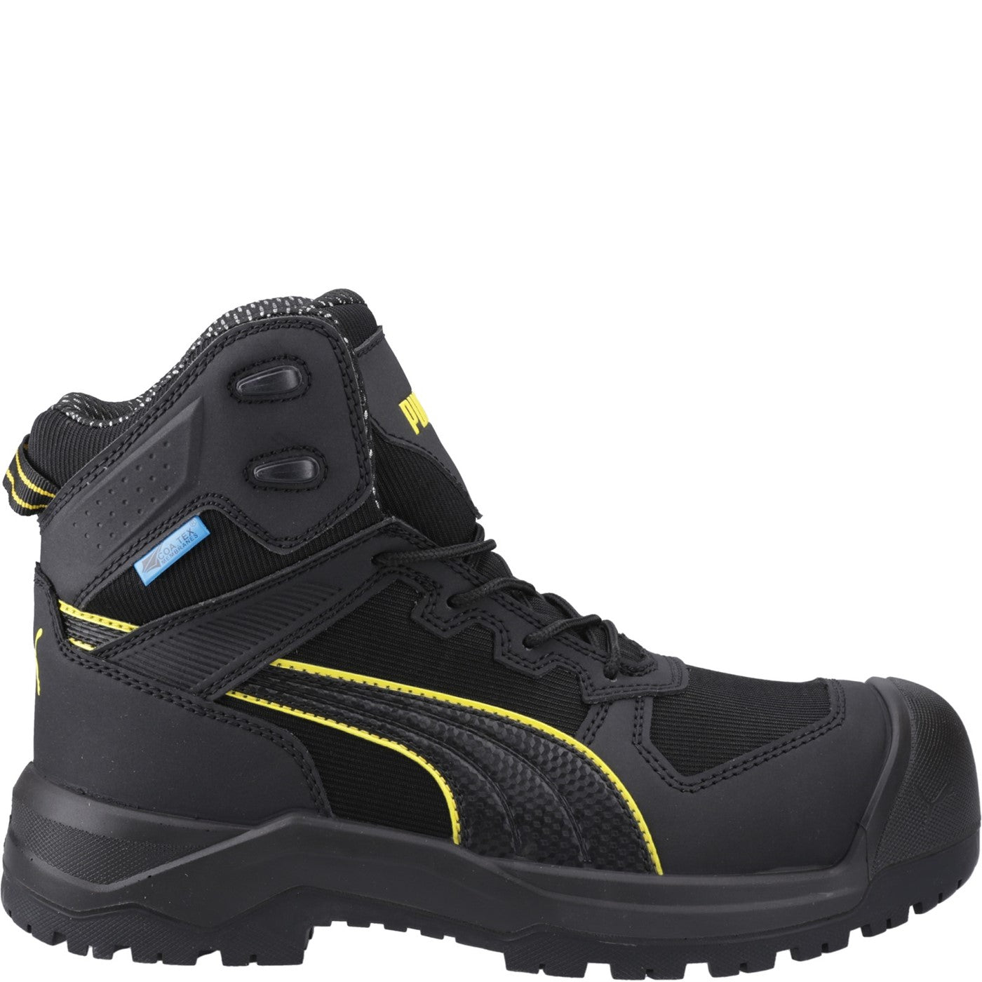 Puma Safety Rock Heavy Duty Waterproof Boot S7S Black/Yellow