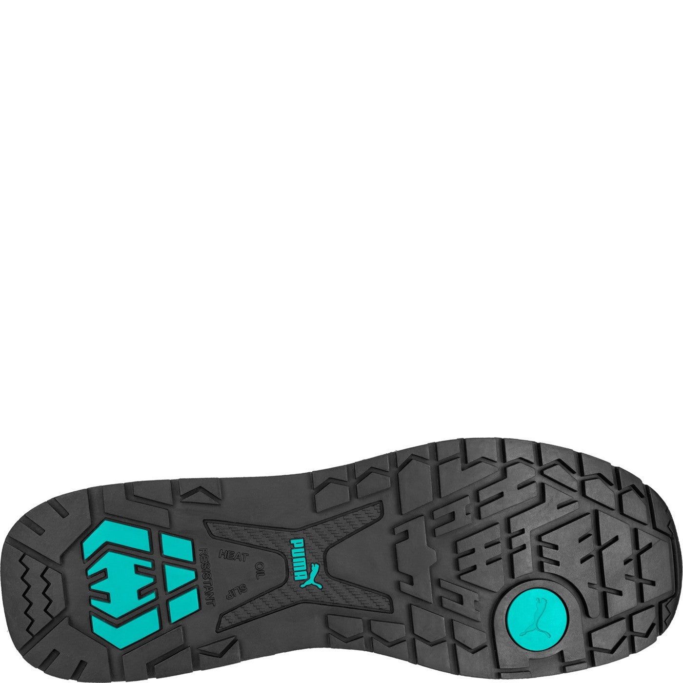 Puma Safety Vivid Green Heart Low Trainer S1 Black/Blue