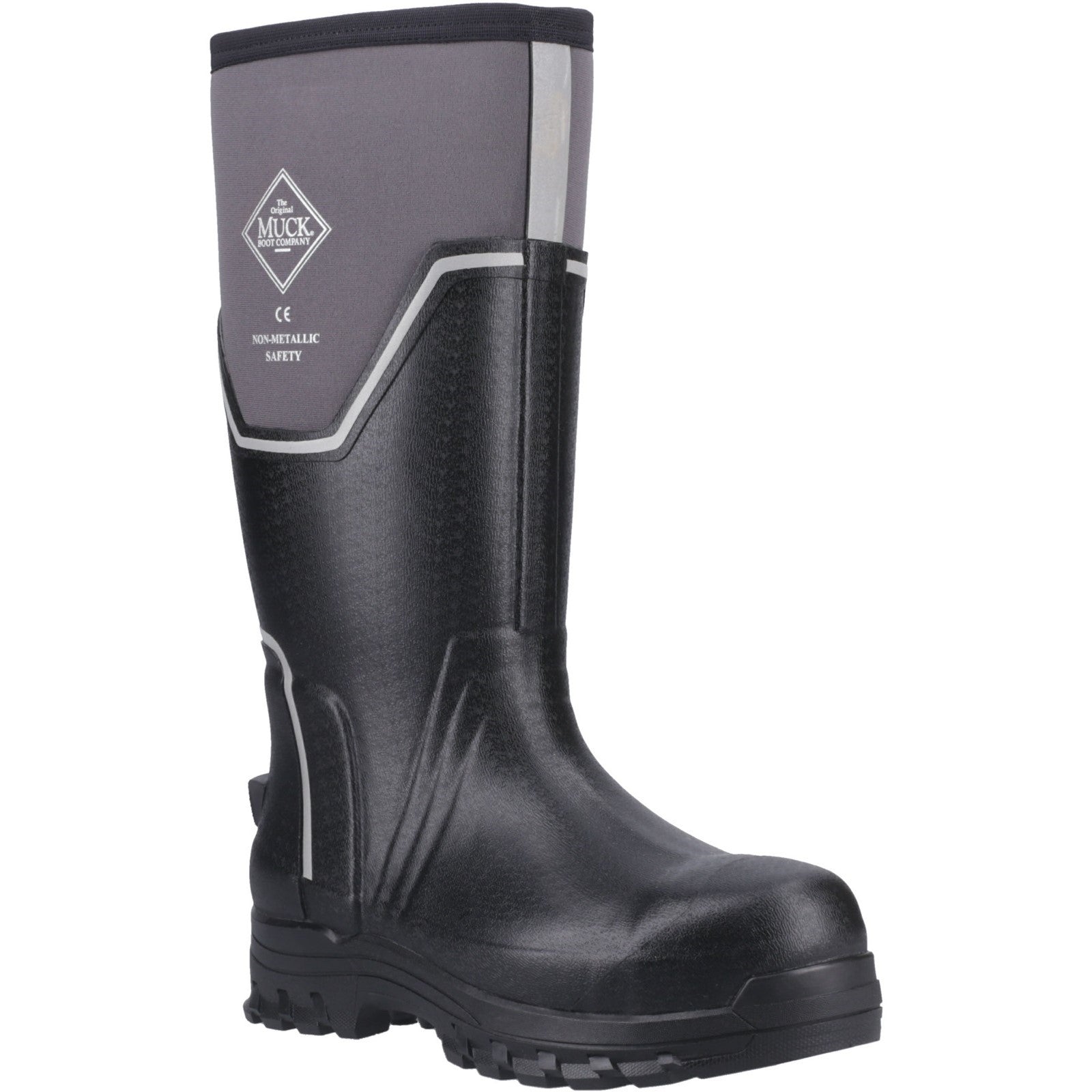 Muck Boots Grit S5 Safety Wellington S5 Black/Grey