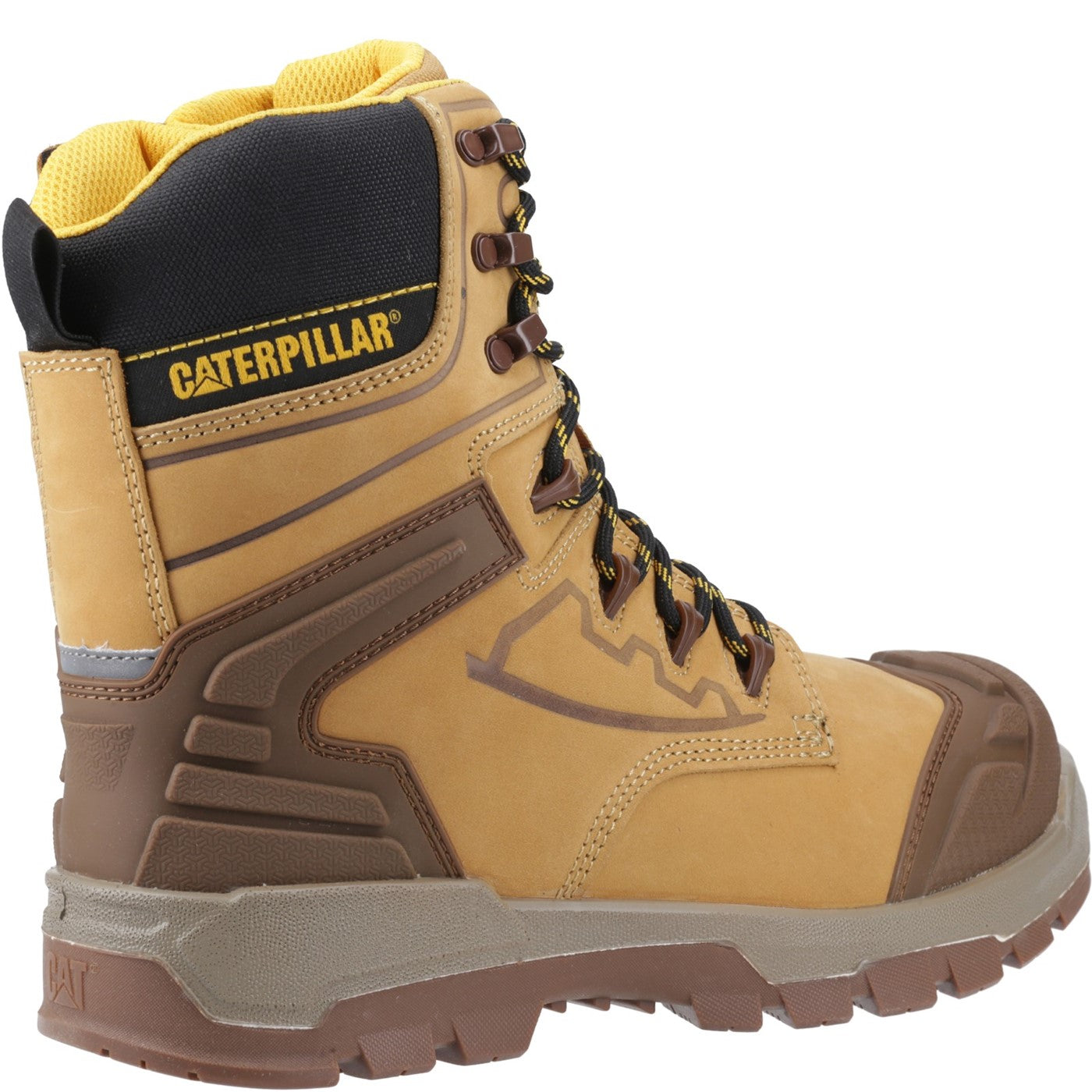 Caterpillar STRIVER XL 8" Safety Boot S7 Black/Honey/Yellow