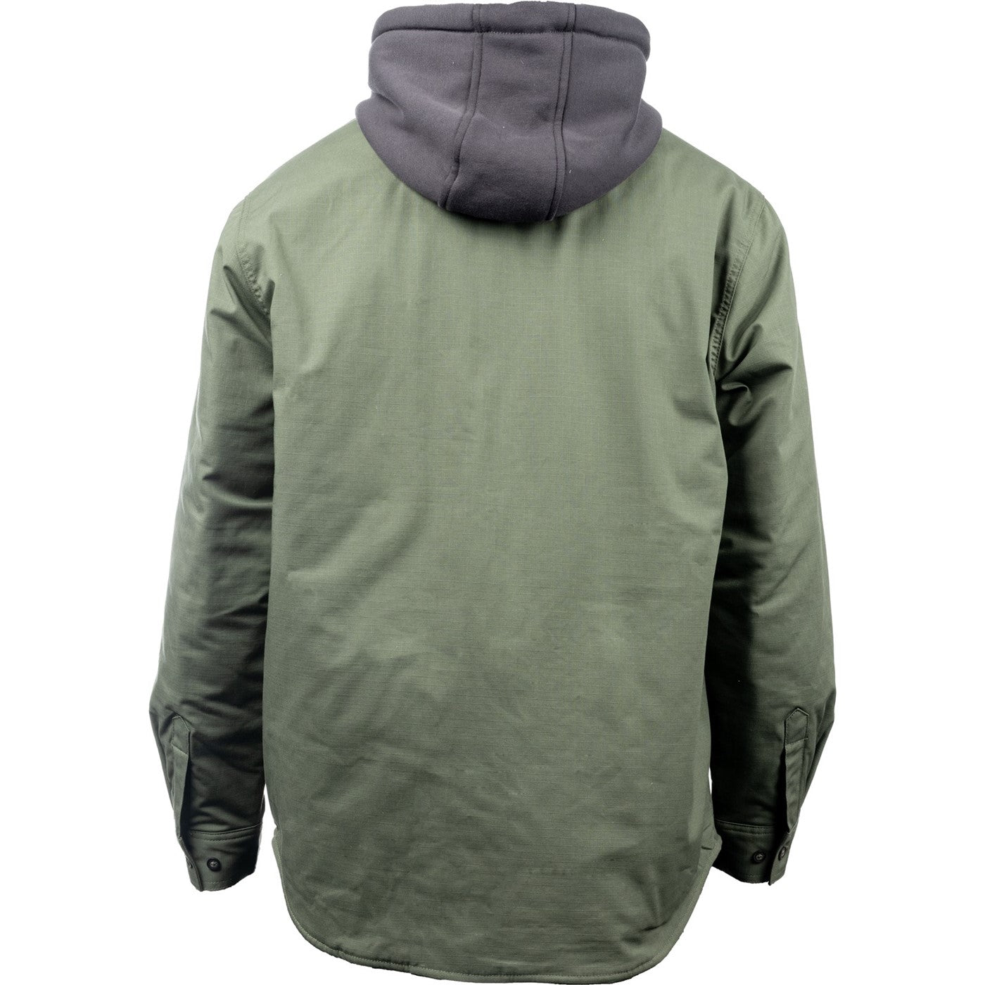 Hard Yakka Quilted Solid Shacket Military Green