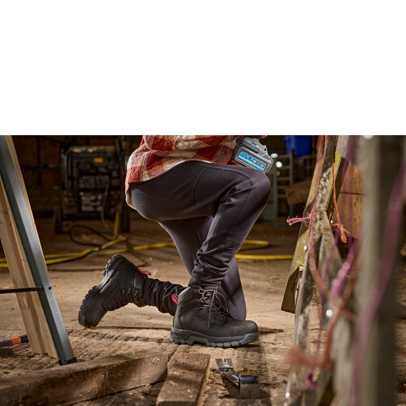 Hunter Safety Lightning Safety Boot S7S Black