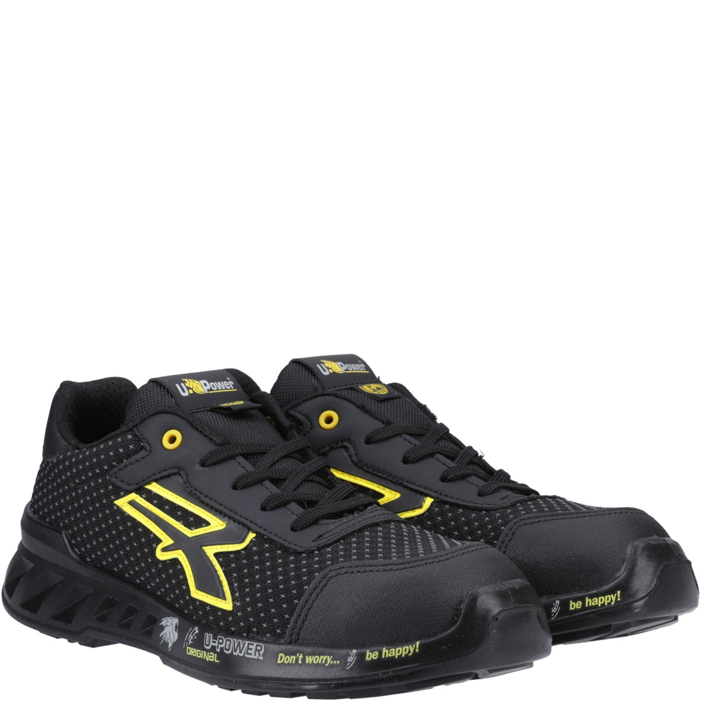 U Power Matt Lightweight Safety Shoes S3 Black