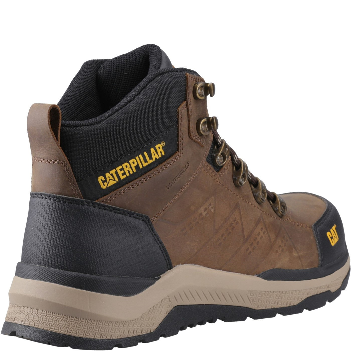 Caterpillar Inductor Mid Boot S7S Brown
