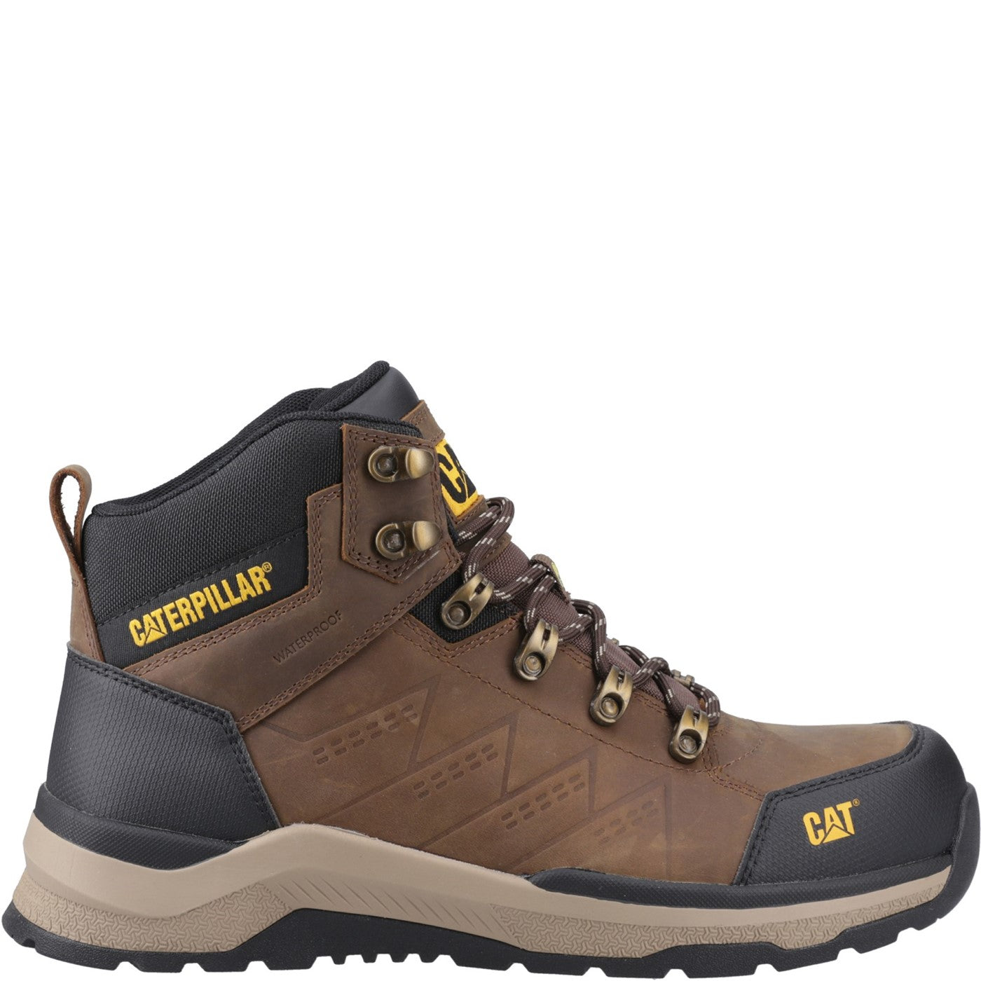 Caterpillar Inductor Mid Boot S7S Brown