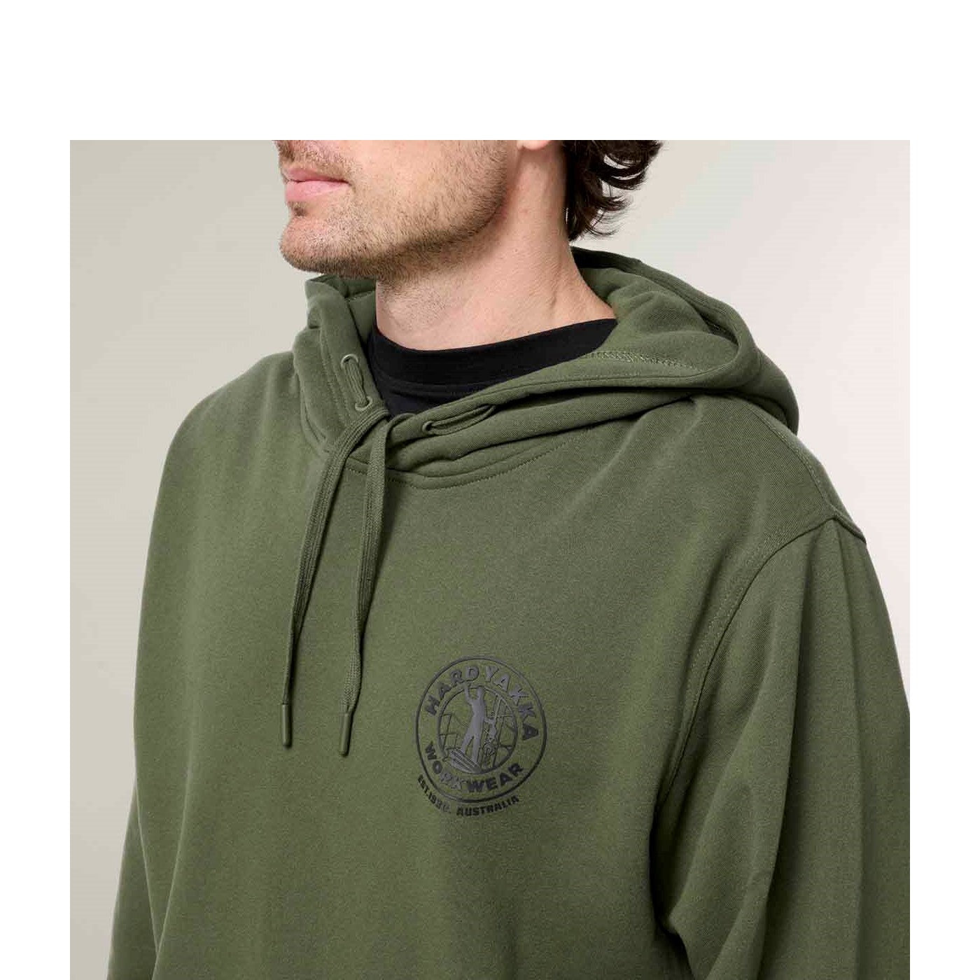 Hard Yakka Heritage Hoodie Military Green