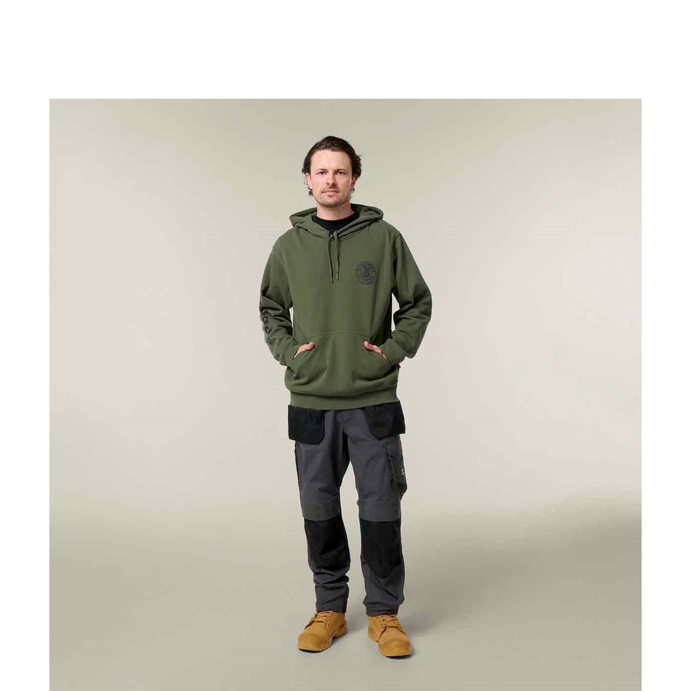 Hard Yakka Heritage Hoodie Military Green