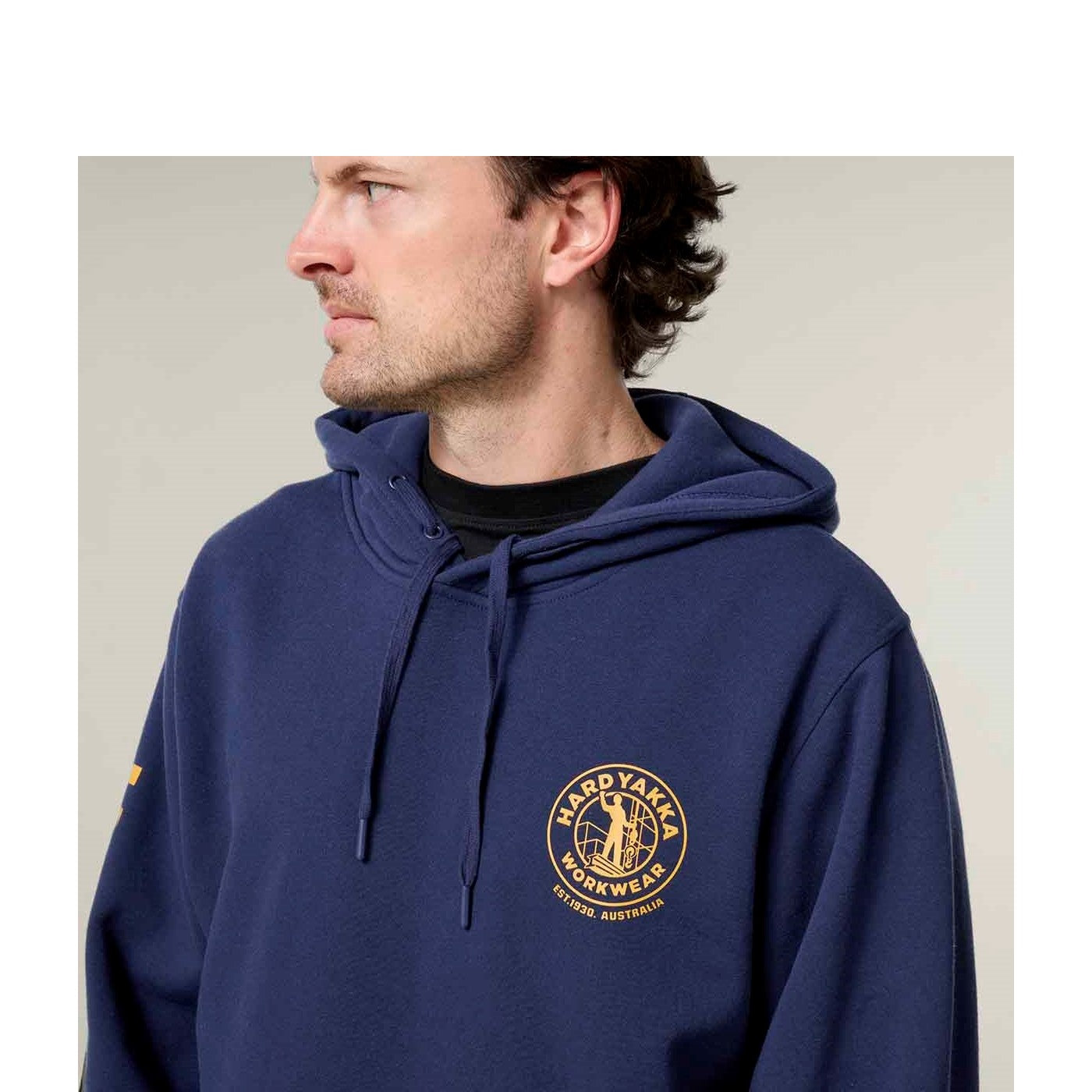 Hard Yakka Heritage Hoodie Navy