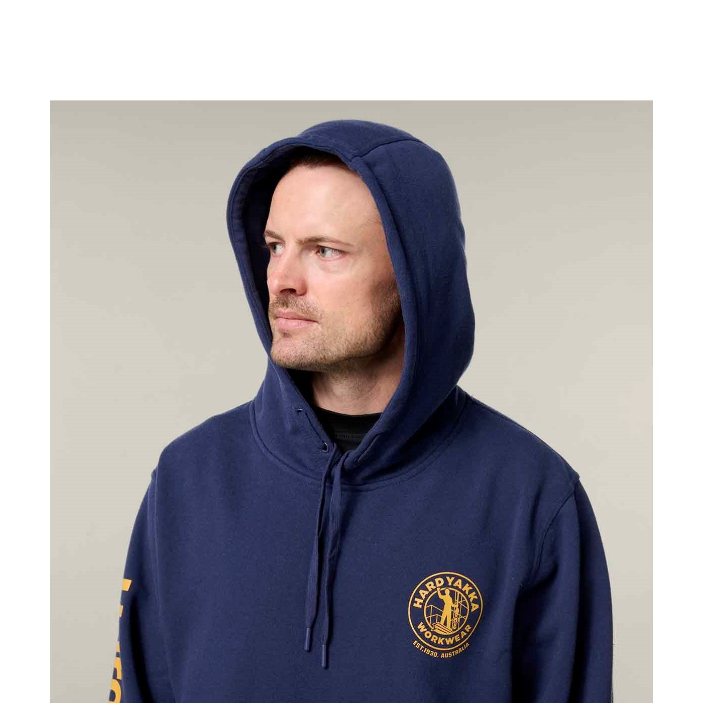 Hard Yakka Heritage Hoodie Navy