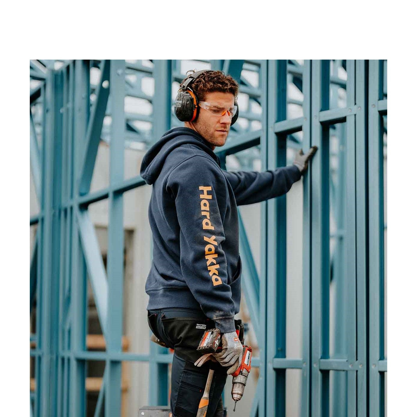 Hard Yakka Heritage Hoodie Navy
