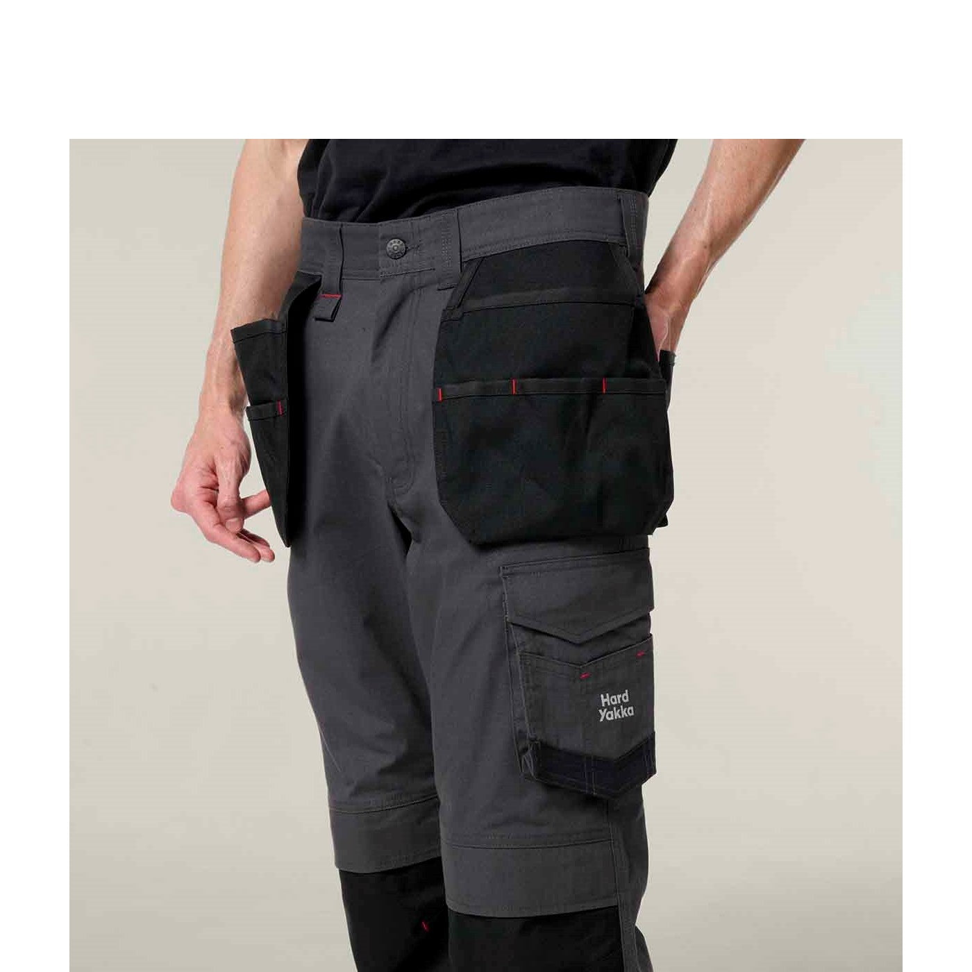 Hard Yakka Raptor Active Holster Pocket Pants Graphite