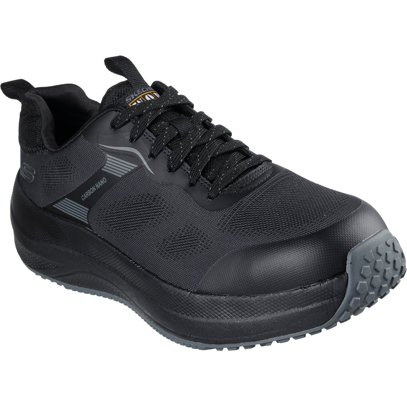 Skechers Workwear Transporter Lite Safety Trainer Black Textile/Synthetic