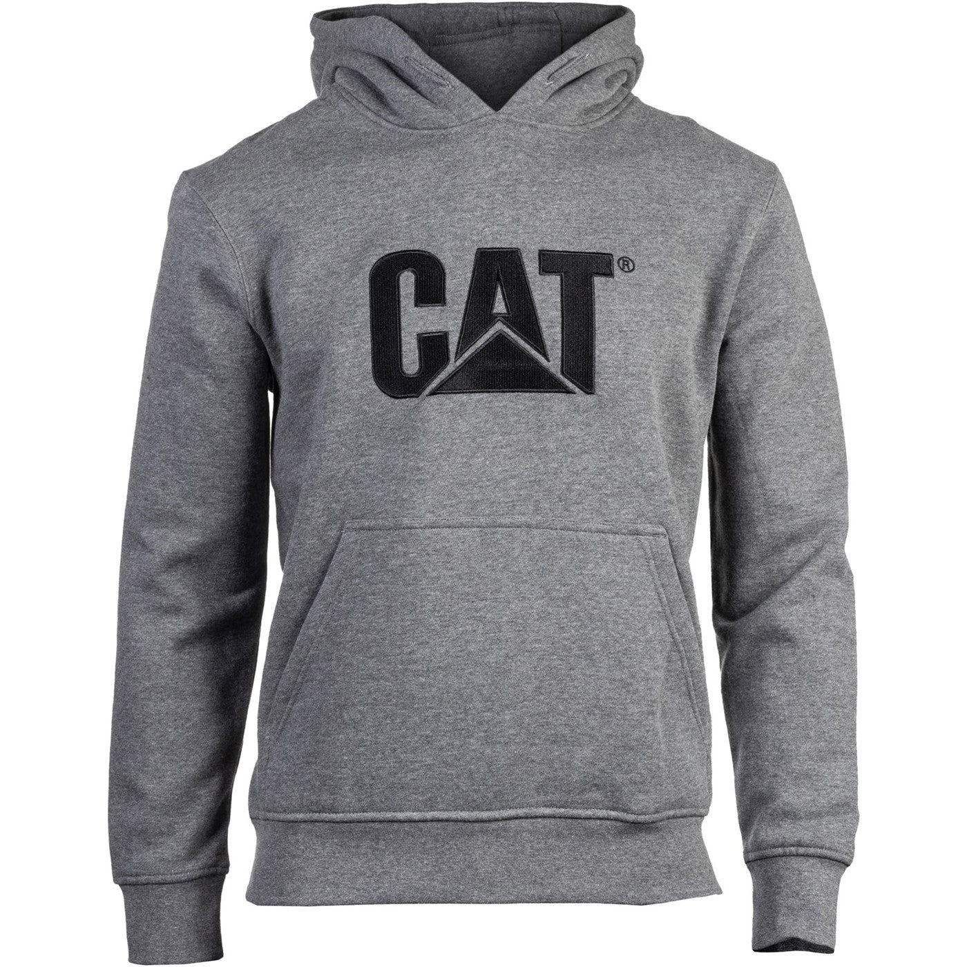 Caterpillar Trademark Hooded Sweatshirt Heather Grey