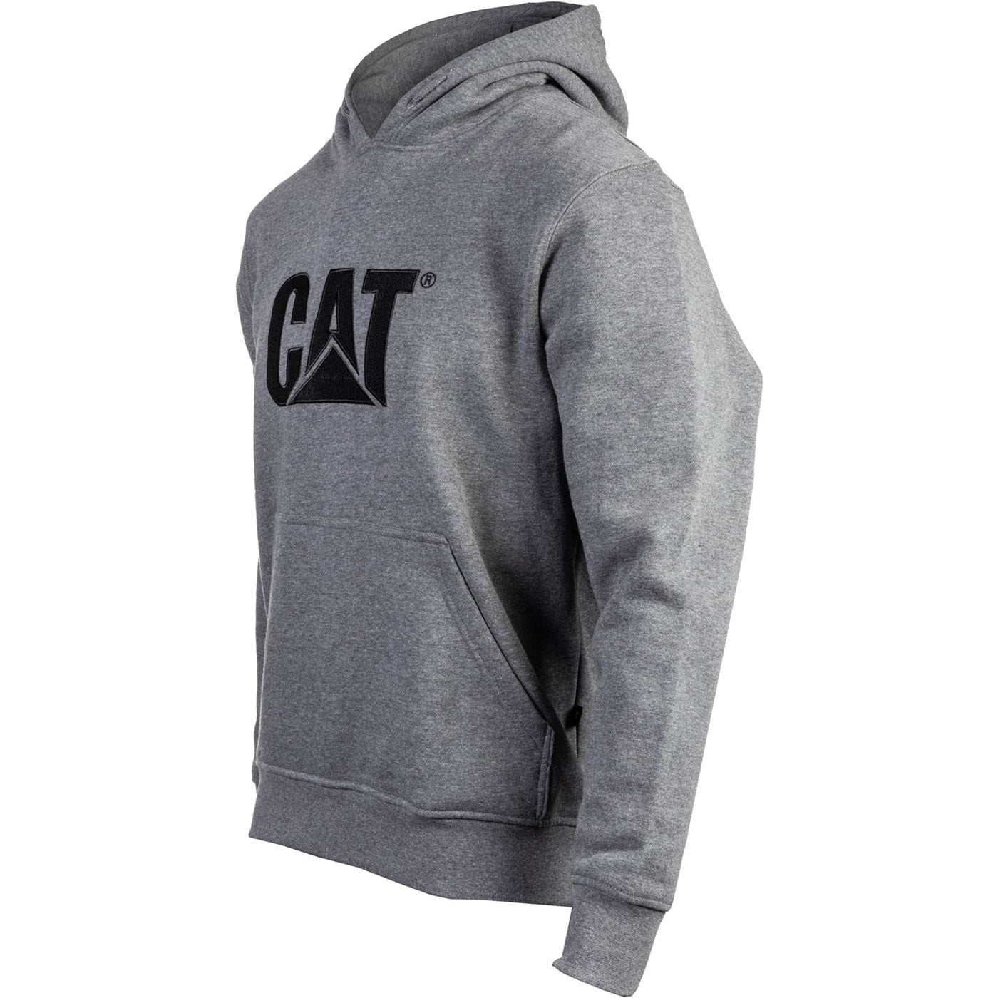 Caterpillar Trademark Hooded Sweatshirt Heather Grey