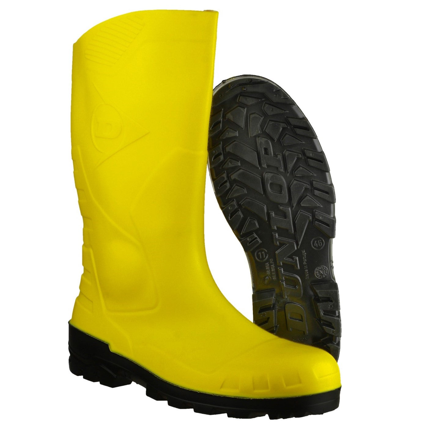 Dunlop Devon Full Safety Wellington S5 Yellow/Black