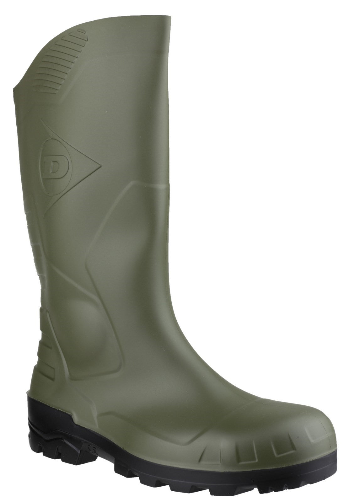Dunlop Devon Full Safety Wellington S5 Green/Black