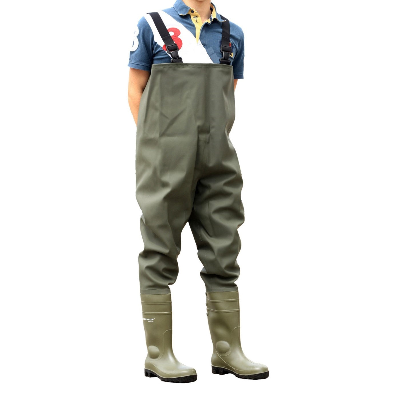 Dunlop Chest Wader 142 VP PT S5 Green