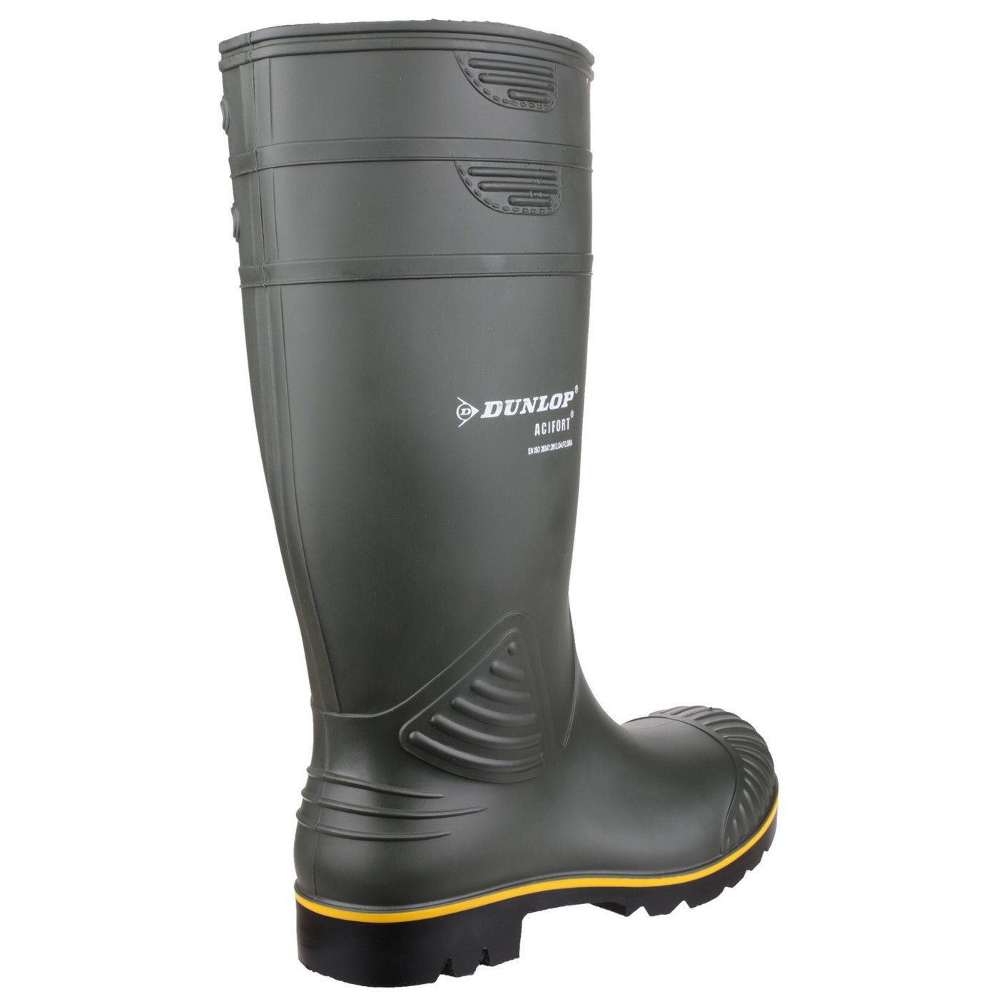Dunlop Acifort Heavy Duty Non Safety Wellington O4 Green