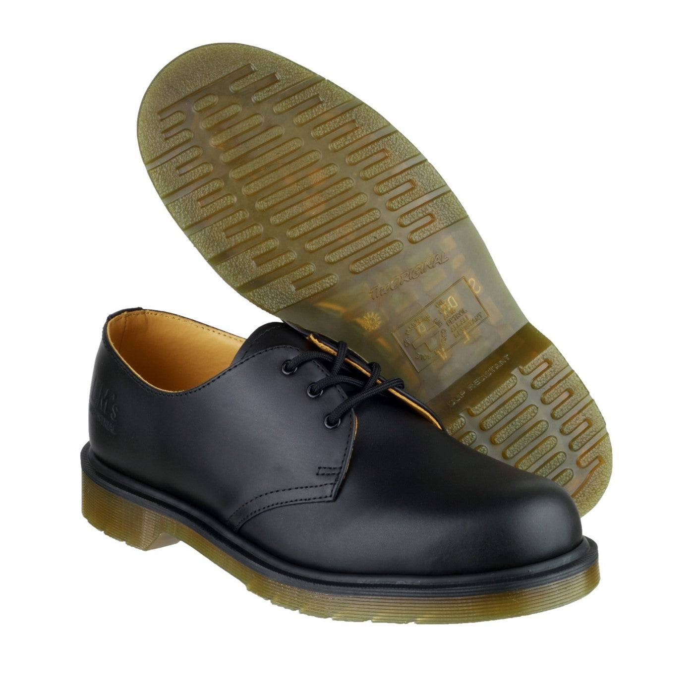 Dr Martens B8249 Lace-Up Leather Shoe OB Black