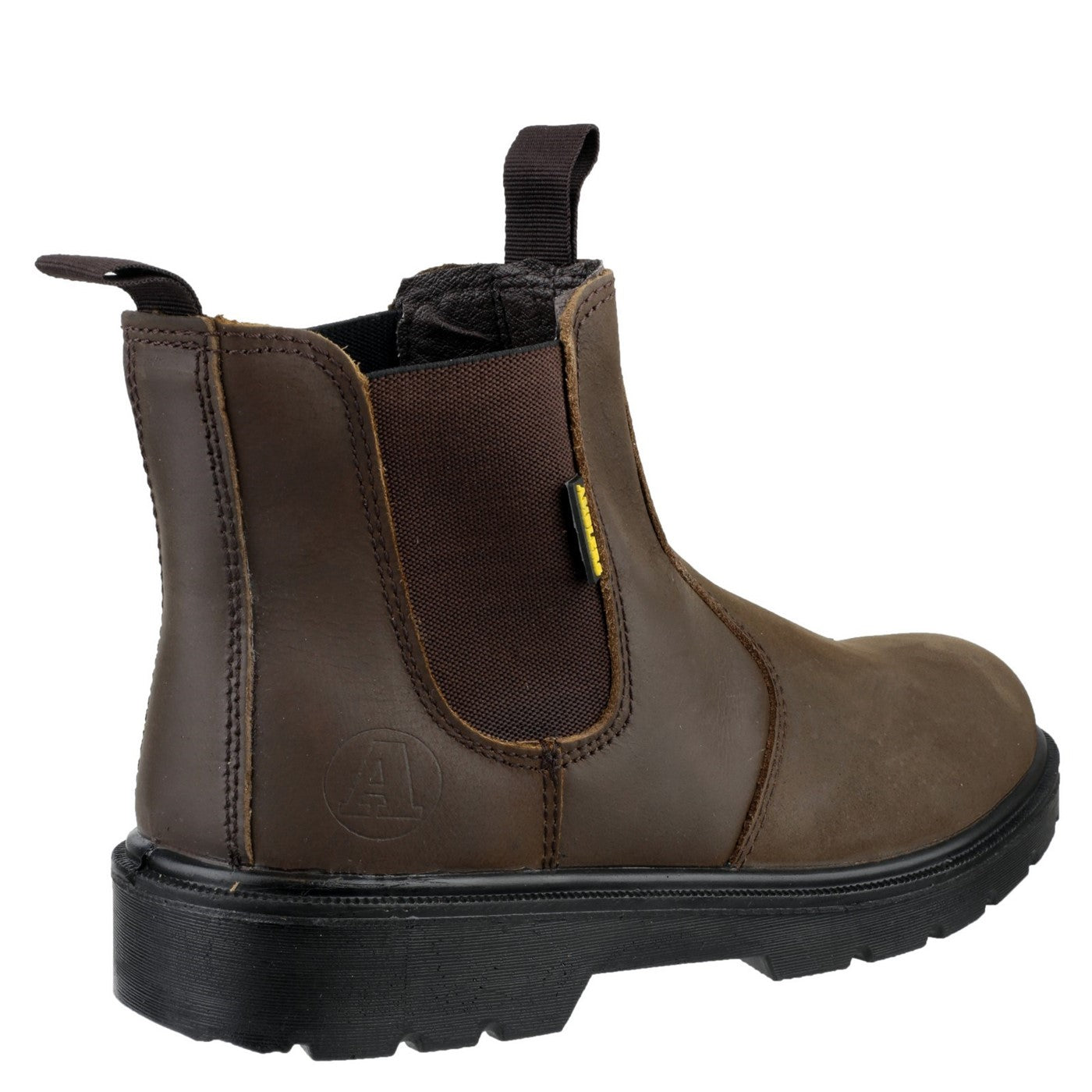 Amblers Safety FS128 Hardwearing Pull On Safety Dealer Boot SB Brown