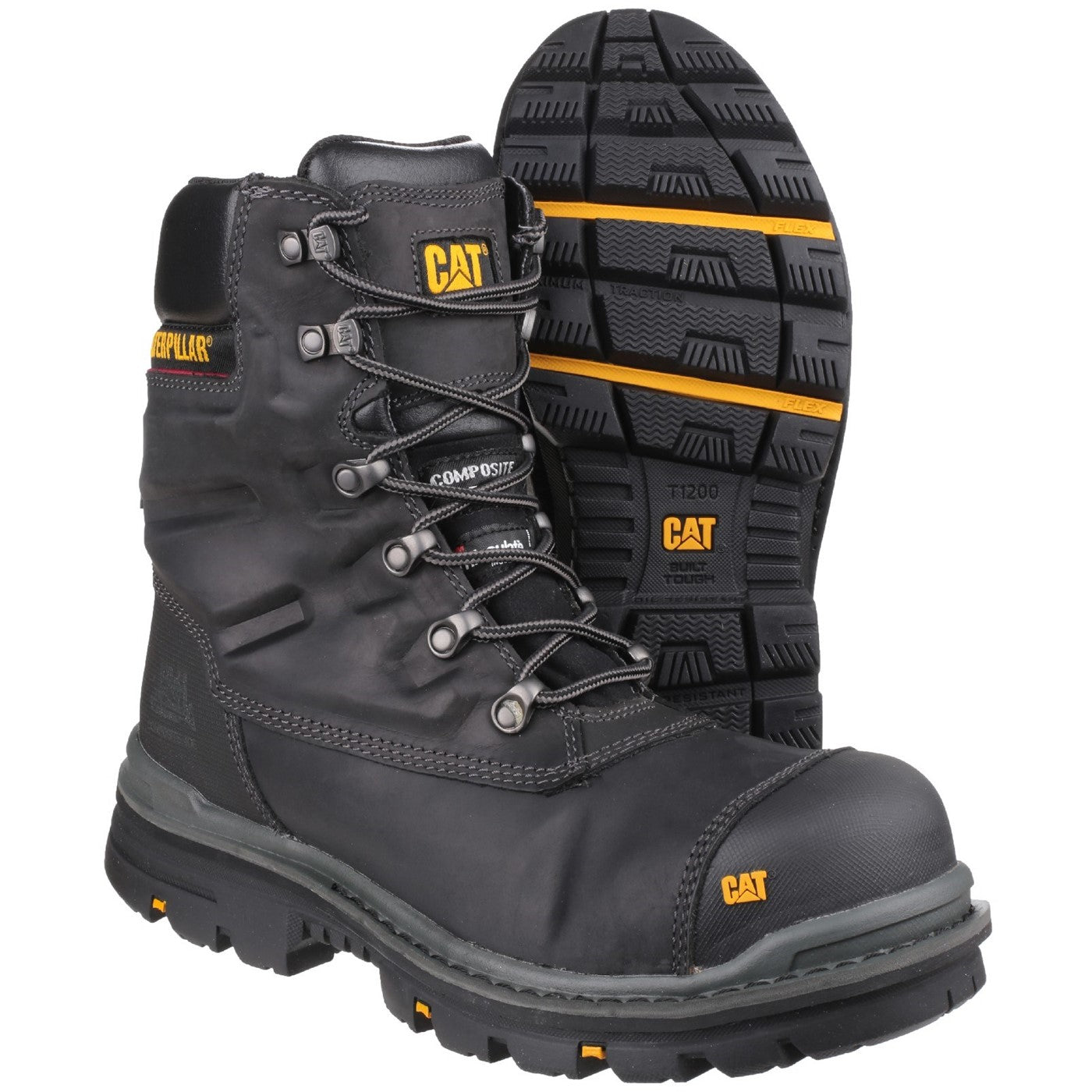 Caterpillar Premier Waterproof Safety Boot S3 Black