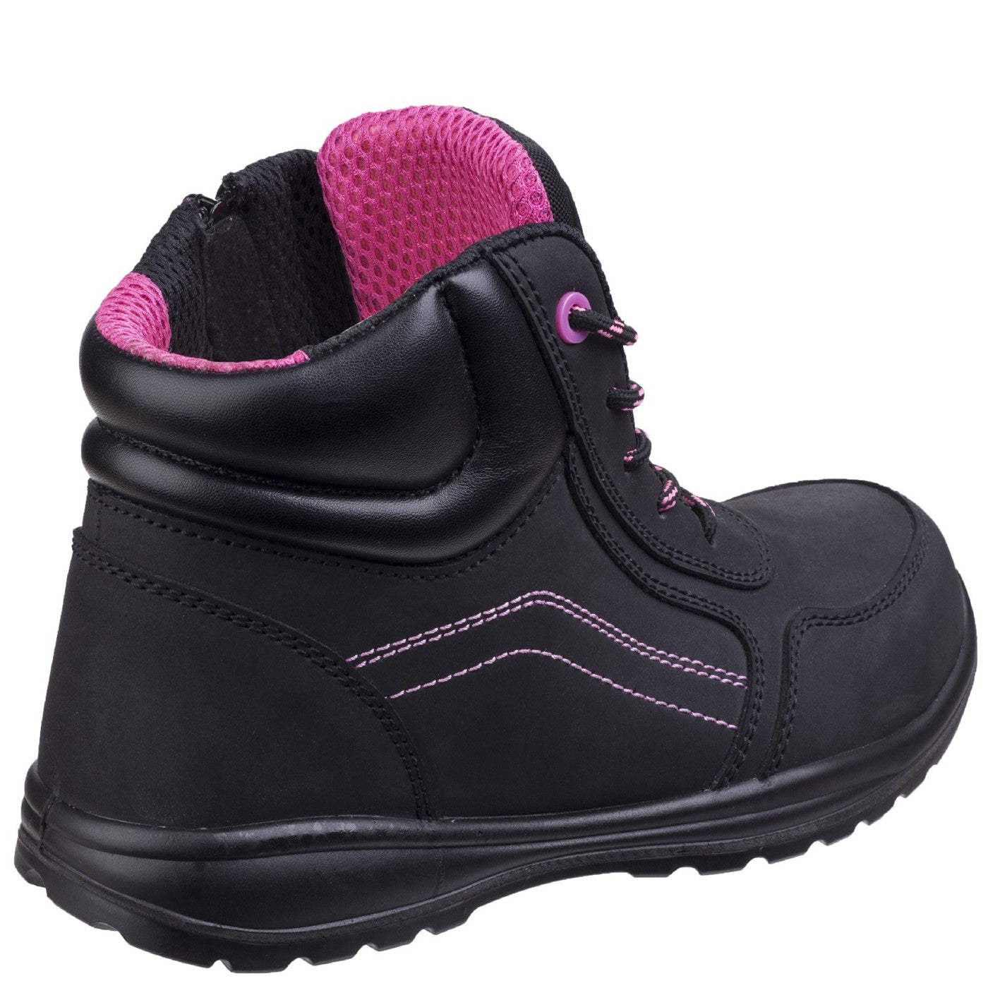 Amblers Safety AS601 Lydia Composite Safety Boot With Side Zip S1 Black