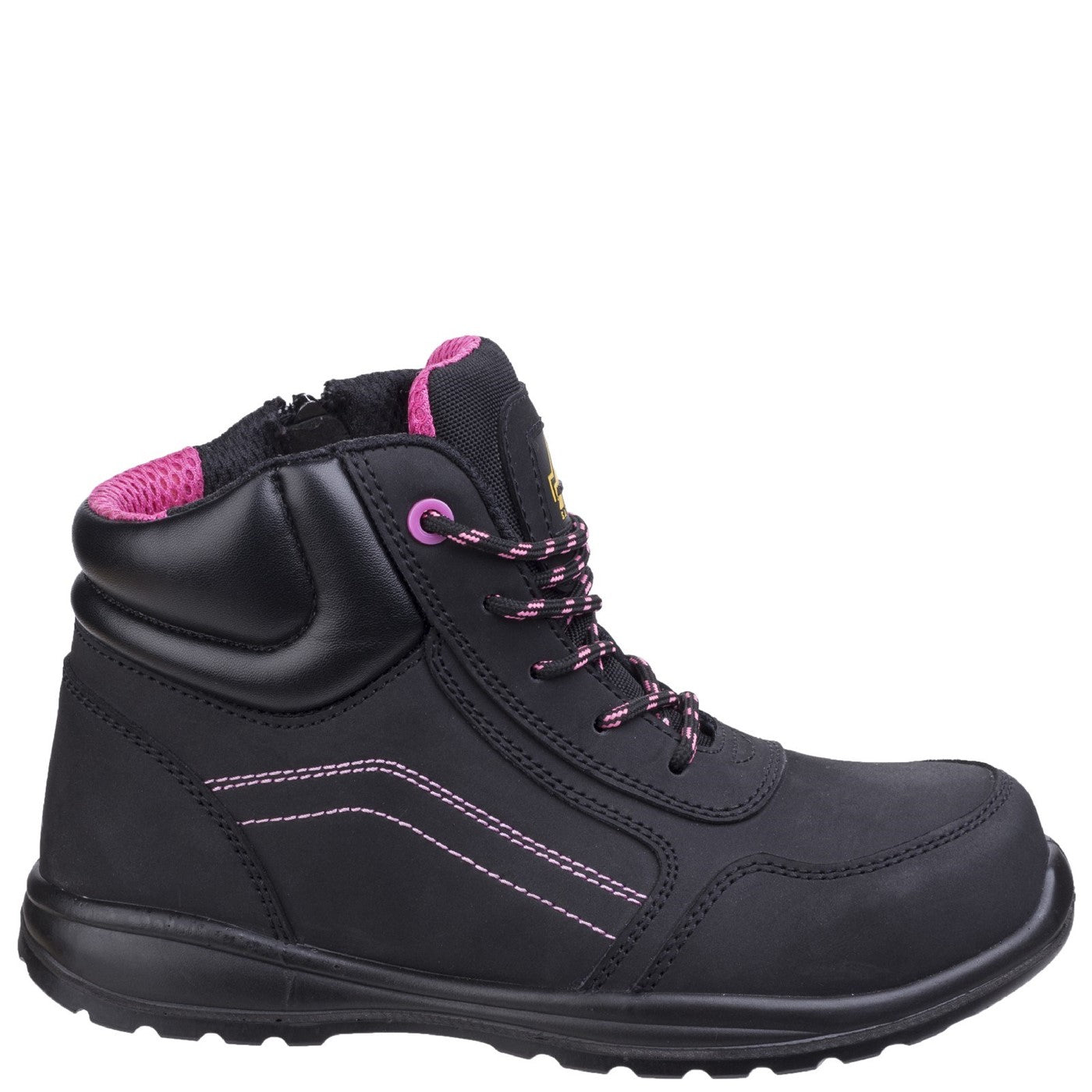 Amblers Safety AS601 Lydia Composite Safety Boot With Side Zip S1 Black