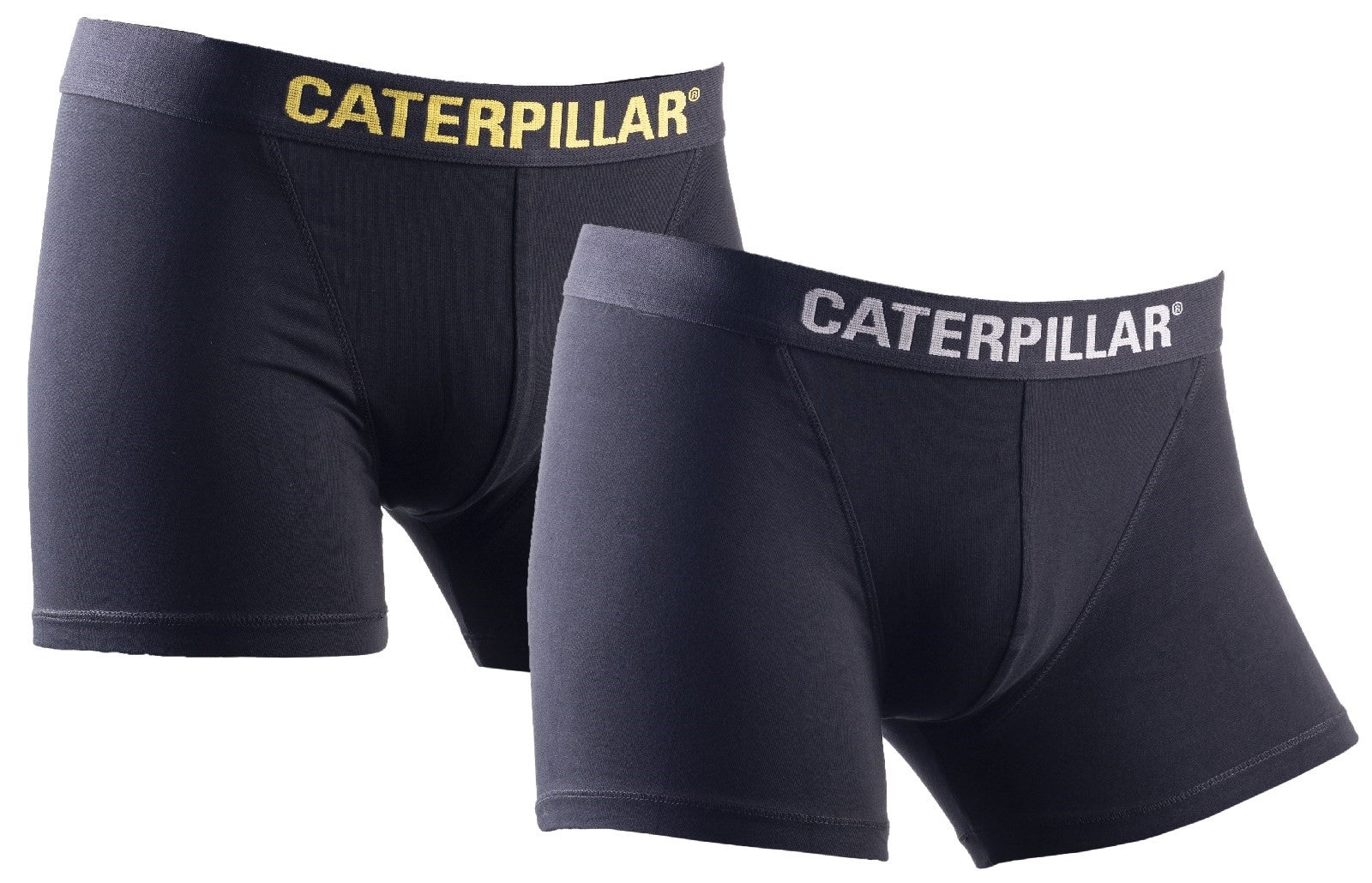 Caterpillar Boxer Shorts 2-Pack Black/Yellow/Charcoal