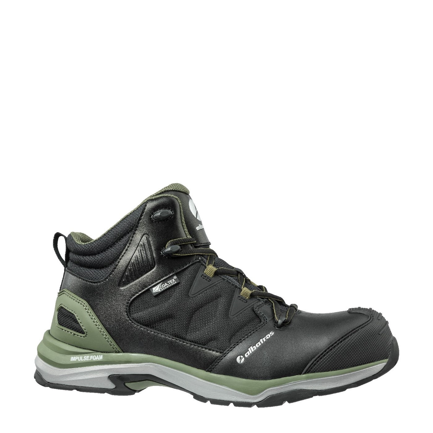 Albatros Ultratrail Olive Ctx Mid Safety Boot S3 Black/Olive