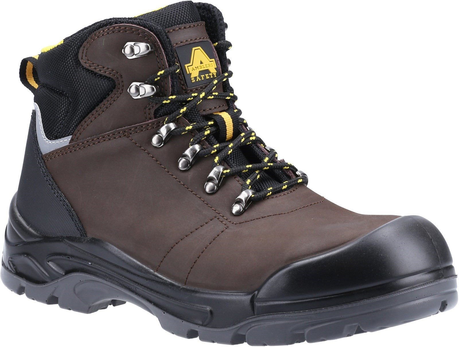 Amblers Safety AS203 Laymore Water Resistant Leather Safety Boot S3 Brown